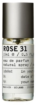 Miniaturka Woda perfumowana unisex Le Labo Rose 31 15 ml (811901022509)