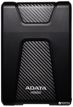 Жорсткий диск ADATA DashDrive Durable HD650 1TB AHD650-1TU31-CBK 2.5" USB 3.1 External Black