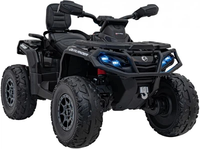 Електромобіль для дітей Quad Can Am Outlander ATV 1-місний Чорний (5903864982732)