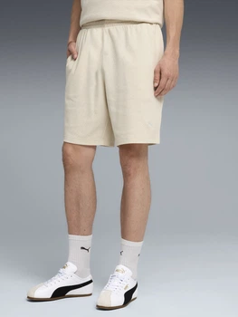 Шорти бавовняні короткі чоловічі Puma Essentials Elevated 69202187 M Alpine Snow (4069161694035)