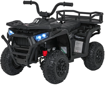 Електромобіль для дітей Quad ATV Robust 01 1-місний Чорний (5903864983456)