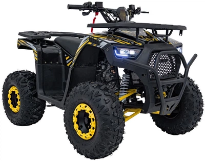 Електромобіль для дітей Quad Spalinowy 125CC Discoverer 1-місний Жовтий (5903864983753)