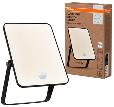 Прожектор OSRAM ESSENTIAL SENSOR 20W 1600Lm 4000K (4058075768277)