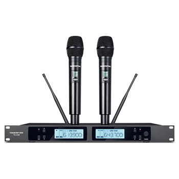 Takstar TS-3380 - Двойной радиомикрофон UHF беспроводной с 2-мя вокальными микрофонами