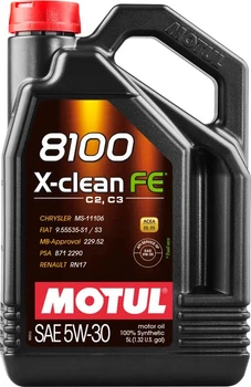 Моторна олива Motul 8100 X-clean FE SAE 5W30 5 л (814151)