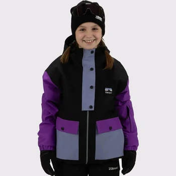 Куртка детская Rehall Stussy Junior 2026 176 Чорний-Фіолетовий