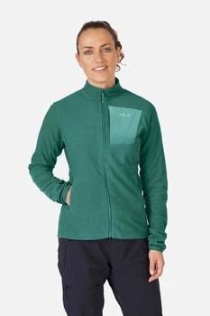 Жіноча кофта Rab Tecton Jacket Womens 12 Темно-зелений