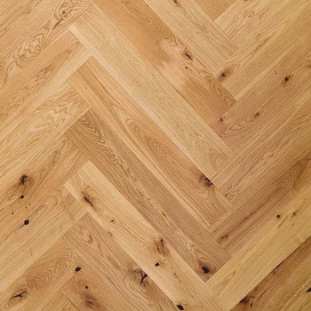 Паркетная доска Floor`360 Дуб HERRINGBONE Под елку Масло black filler