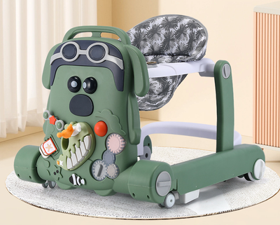 Детские ходунки ADBOR Dog Green музыкальные ходунки толкатель ходунки каталка для малышей интерактивные ходунки