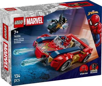 Конструктор Lego Super Heroes Машина Людини-павука проти веномізованого Росомахи 76336