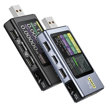 FNIRSI FNB58 USB тестер цифровий (струм / напруга / потужність / енергія)