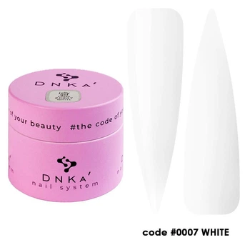 Гель-желе DNKa' для наращивания Jelly Gel #0007 White 15 мл