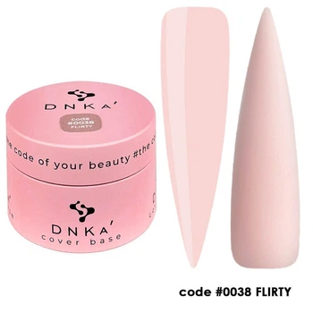 База DNKa' камуфлююча в банці Cover Rubber Base French №0038 Flirty 30 мл