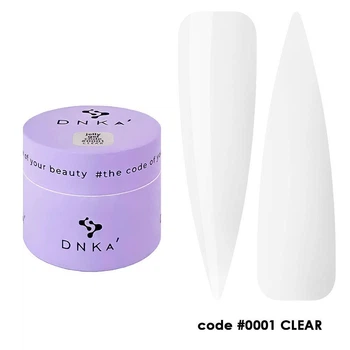 Гель-желе DNKa' для наращивания Jelly Gel #0001 Clear 15 мл