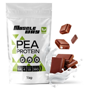 Веганский протеин из гороха MuscleWay Pea Protein в порошке 1 кг на 33 порции Молочный шоколад (21-125-pp-mv-rs-1kg.3)