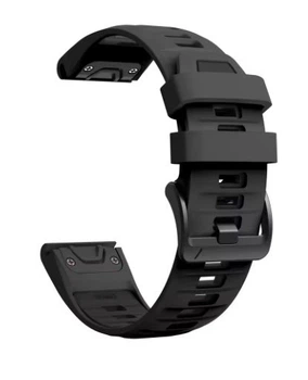 Ремешок для Garmin Forerunner 935/945/955/965/970/Fenix 5/6/7/8-47 мм. (система QuickFit - черный)
