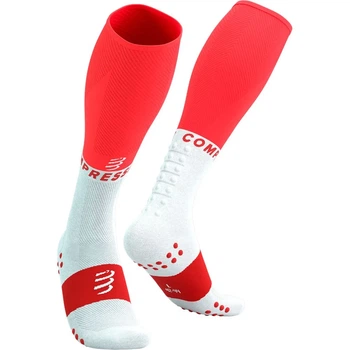 Компресійні гольфи Compressport Full Socks Oxygen Fluo red S (100081356)