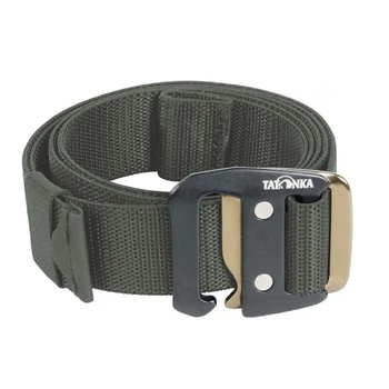 Ремень тканевый Tatonka Stretch Belt 38 mm Stone grey olive (100010270)