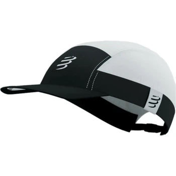 Кепка бейсболка Compressport 5 Panel Light Cap (2024) White/black Uni (100078292)