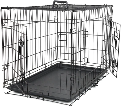 Металлическая клетка-манеж Funfit L (77,5×48,5×55,5 см) - переноска/клетка для собаки, кота и других животных