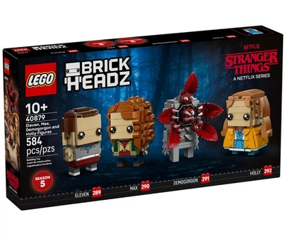 Конструктор LEGO Brick Headz Фігурки Одинадцяти, Макса, Демогоргона та Холлі (40879)