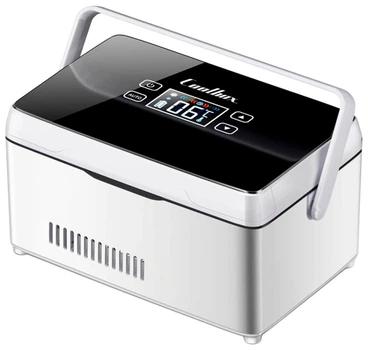 Медицинский портативный мини холодильник Coolbox CL-А08 для лекарств, инсулина / сумка / USB / 220V / 2xАКБ