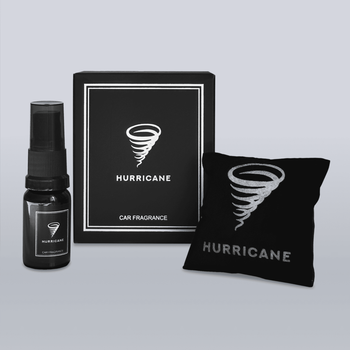 Автомобильный ароматизатор на дефлектор Аромасаше HURRICANE BLACK STANDART