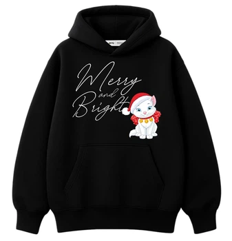 Худі Merry Christmas with Kitty PG29858-h goodreclama L Чорний