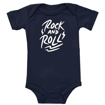Дитяче боді з принтом Rock and Rolls PG06277-b goodreclama 74 Чорний