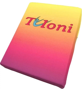 Подушка для растяжки Tuloni Trio MKR-SHK04 22x17см yellow/fuchsia/green