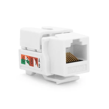 Модуль широкий Keystone Jack RJ-45 кат.5E UTP, 17,0мм, Q50