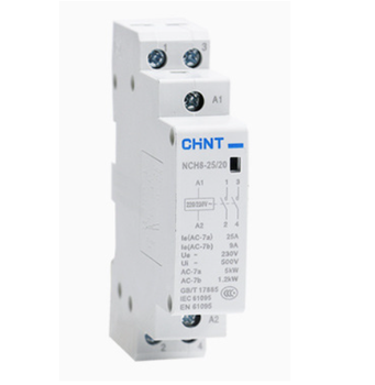 Контактор CHINT NCH8-25/20 220V,25А, 5kW, 2NO, на DIN-рейку, 85*65,5*18мм