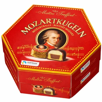 Цукерки Шоколадні з Марципаном Моцарт (Шестикутник) Maitre Truffout Mozartkugeln 300г