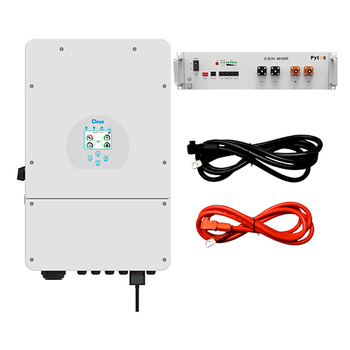 Комплект автономного енергопостачання Deye SUN-12K-SG02LP1-EU 12kW + Pytes E-Box 48100R 5.12kWh White