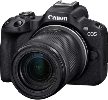 Беззеркальный фотоаппарат Canon EOS R50 + RF-S 18-150mm IS STM Black (5811C095)