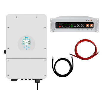 Комплект автономного энергоснабжения Deye SUN-12K-SG02LP1-EU 12kW + Pytes V5 5.12kWh White