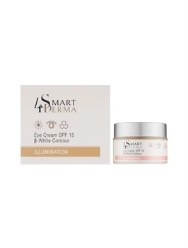 Осветляющий крем SPF 15 «Сияющий взгляд» Smart4Derma Eye Cream B-White Contour SPF 15 – 30 мл