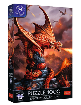 Пазл Fantasy Collection: Огненный дракон - 1000 элементов Trefl 10900