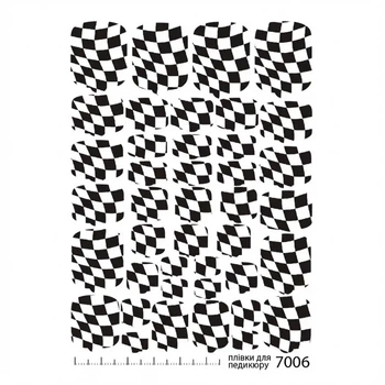 Пленки для педикюра наклейки Разноцветные (7006)