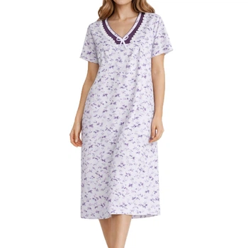 Ночная рубашка хлопок Andin 108-4 р.52(XL) разноцветная