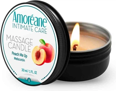 Масажна свічка Amoreane Candle Персик, 30 мл