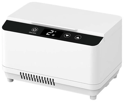 Медицинский портативный мини холодильник Coolbox CL-1202 для лекарств, инсулина / сумка / 12V / 220V / 2xАКБ