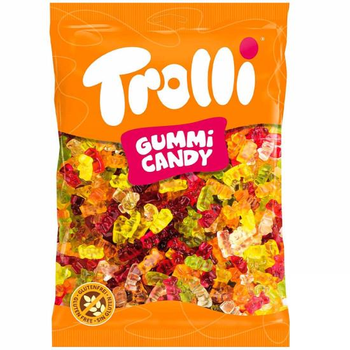 Желейные конфеты Trolli Bears Мишки 1 кг - жевательный мармелад в пакете