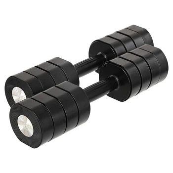 Гантели разборные стальные ABS покрытие Zelart TA-7787-8 (2x4кг) Черный