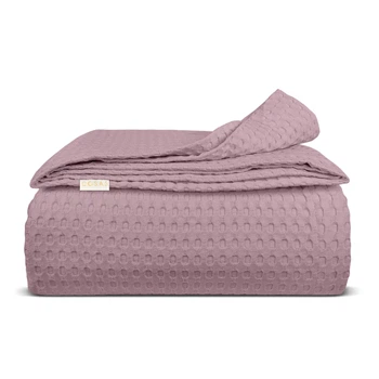 Плед покрывало COSAS Aurora Waffle Weave 75x95 см Лавандовый