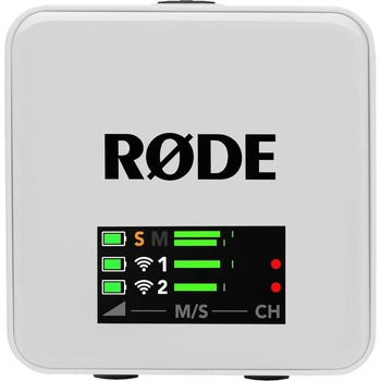 Бездротова мікрофонна радіосистема RODE Wireless GO Gen 3 White (WIGOGEN3W)