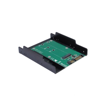 Конвертор Maiwo SATA to M.2 (NGFF) SSD 22*42mm, 22*60mm, 22*80mm, в 3,5" (KT001B) (354632)
