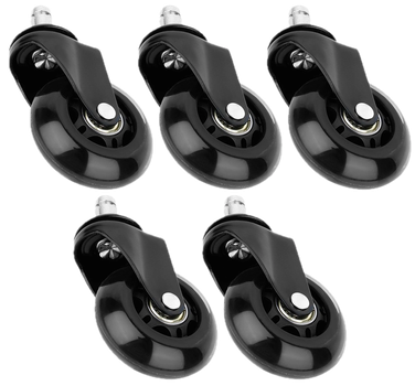 Kółka do fotela Vilde 569997 IKEA kauczukowe 6.3 cm x 10 mm 5 szt (5904316481773)