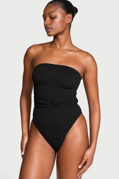 Купальник слитный с мягкой чашкой Victoria's Secret 48/50(XL/XXL) Черный (131490)