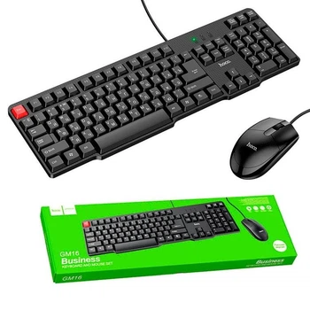 Комплект дротовий HOCO GM16 (клавіатура+миша)
